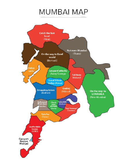 Mumbai Service Areas Map
